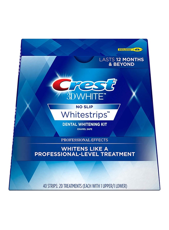 Crest - 3D Whitestrips Dental Whitening Kit 40 Strips - Image 1