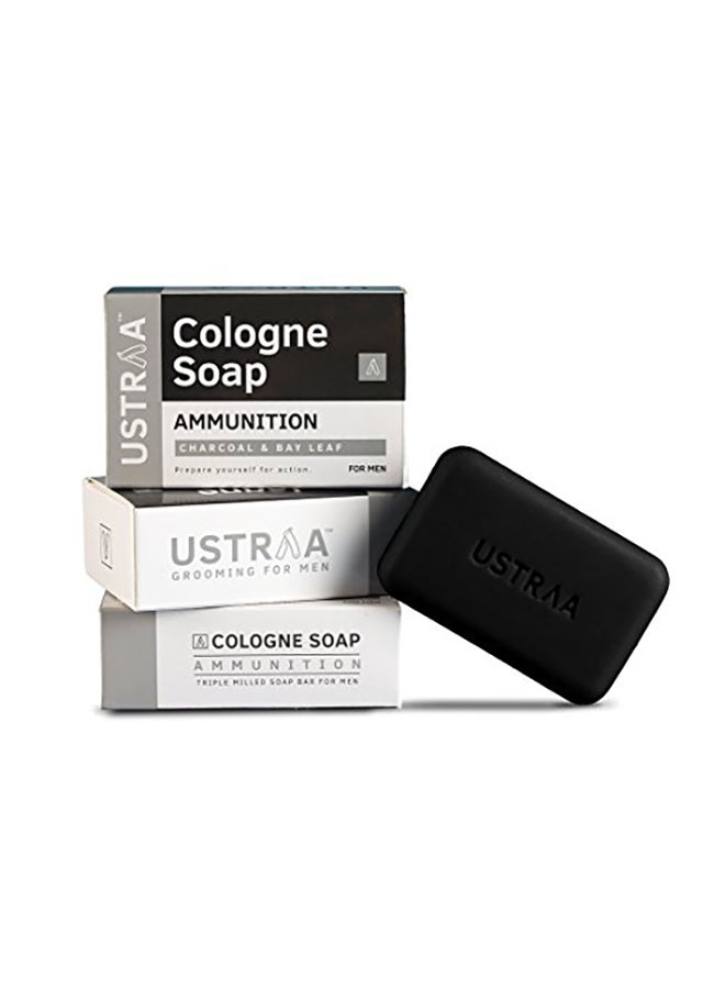 Ustraa - Pack Of 3 Ammunition Cologne Soap - Image 1