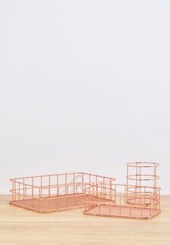 AURORA Wire Organiser Set Rose gold  - Image 1