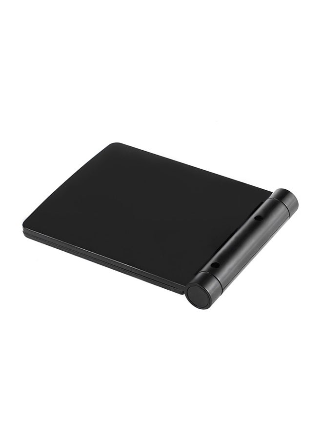 Portable Compact Pocket Mirror With 8 LED Lights Black