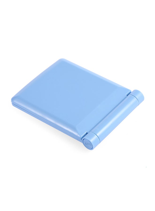 Portable Compact Pocket Mirror With 8 LED Lights Blue - Image 3