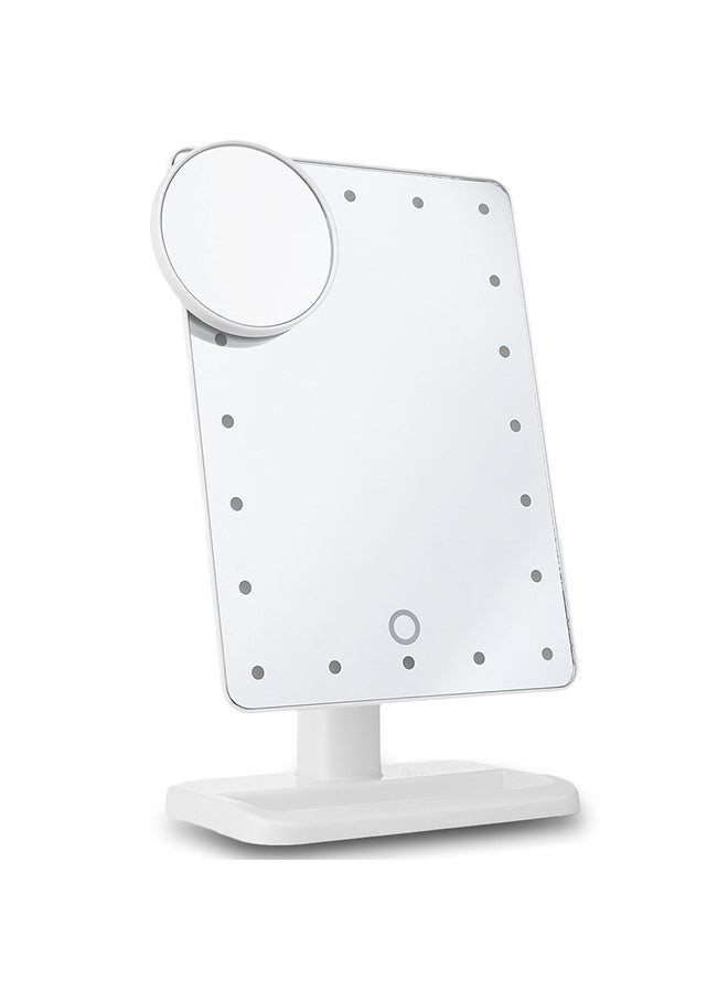 20 LED Lamp Luminous Makeup Mirror White - Image 3