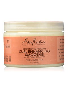 Shea Moisture Coconut Hibiscus Curl Enhancing Smoothie Silk Protein & Neem Oil 340grams