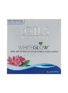 Lotus Herbals White Glow Skin Whitening And Brightening Nourishing Night Creme 60grams 