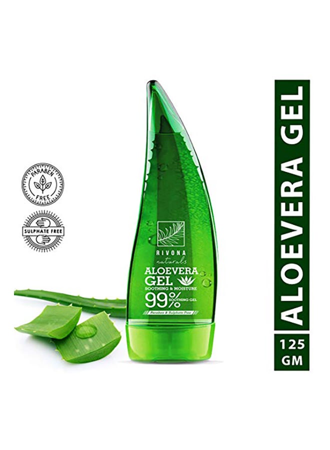 RIVONA NATURALS - Organic And 99% Pure Soothing Aloe Vera Gel For Face 125ml - Image 1