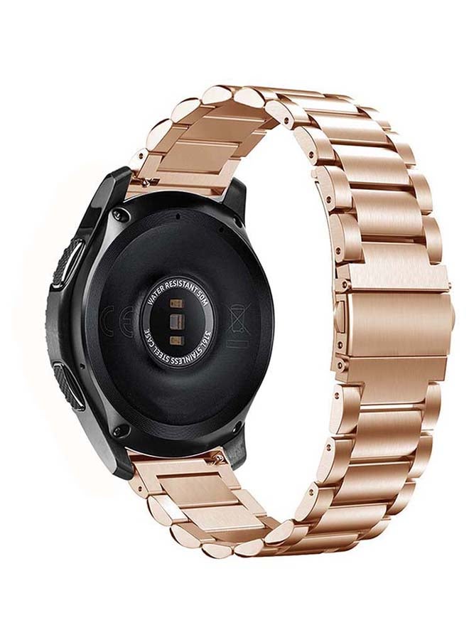 SOWUGI Replacement Band For Samsung Galaxy Watch 46mm Gold - Image 2