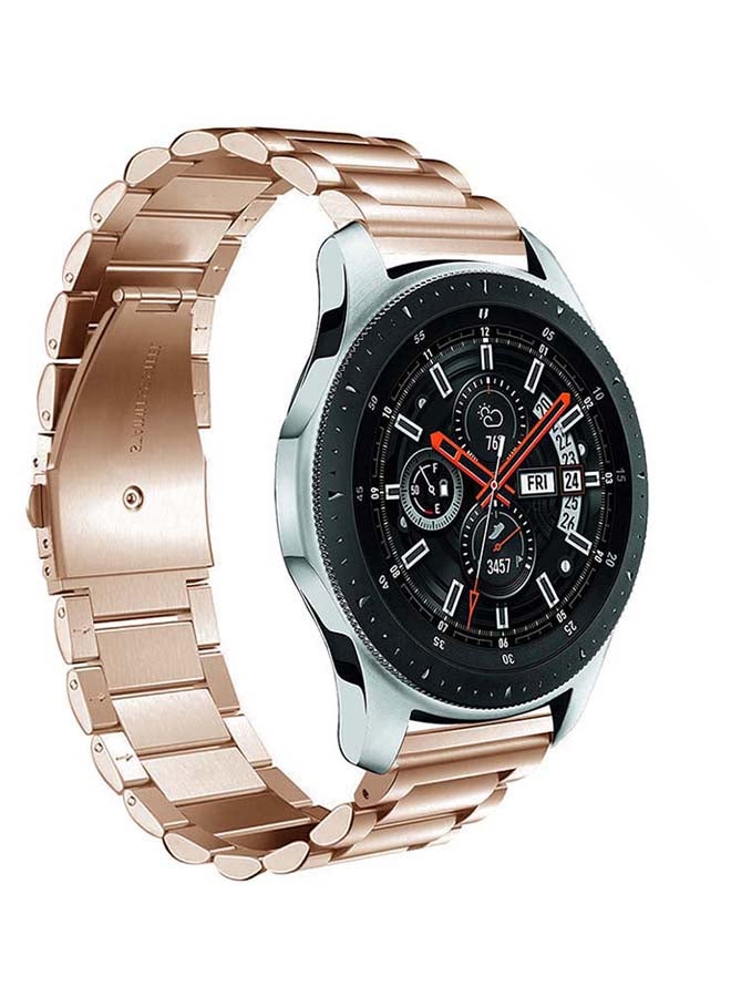 SOWUGI Replacement Band For Samsung Galaxy Watch 46mm Gold - Image 3