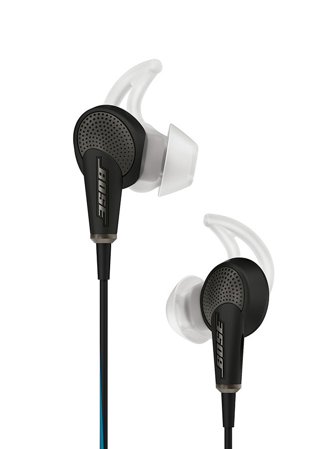 BOSE - QuietComfort 20 Noise Cancelling Headphones Black - Image 1
