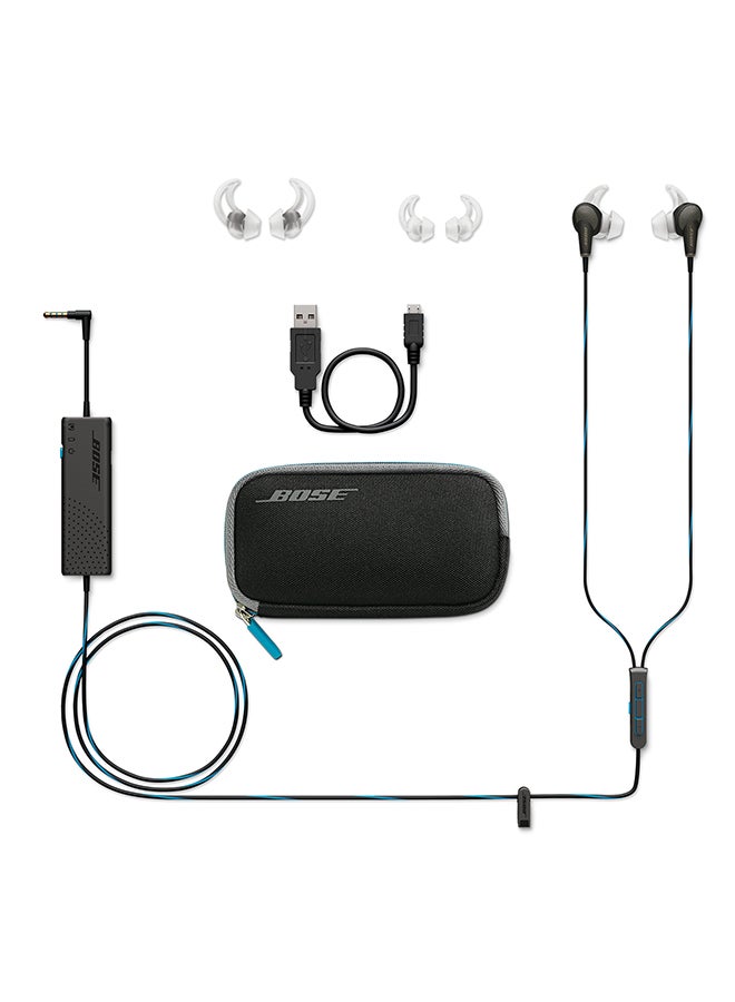BOSE - QuietComfort 20 Noise Cancelling Headphones Black - Image 1