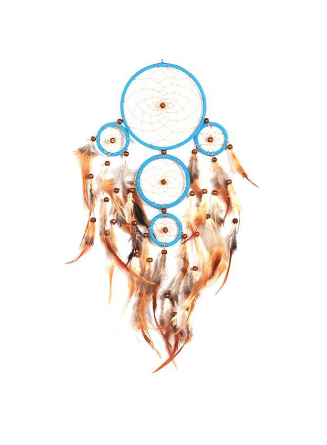 Circular Feather Dream Catcher Multicolour 65cm
