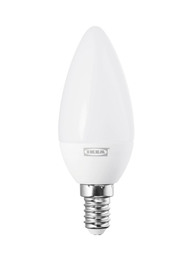 LED Bulb Lumen Dimmable Warm Dimming Chandelier Opal - E14 400 White