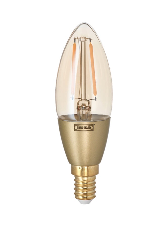 ROLLSBO LED Bulb Lumen Dimmable Chandelier Glass - E14 200 Brown 