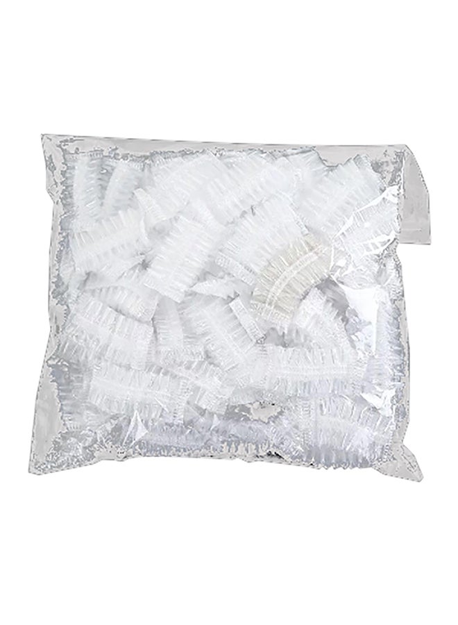 Sharpdo 100-Piece Disposable Earmuffs Clear 10x10cm - Image 1