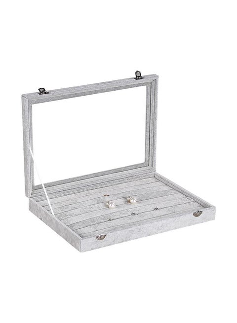 Velvet Flannelette Rings Jewelry Box