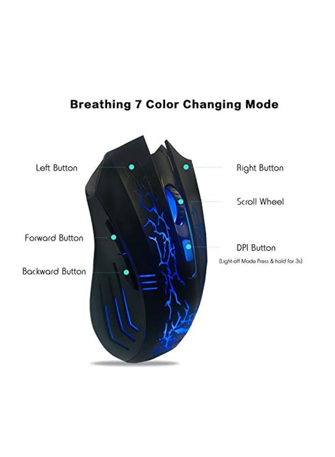 havit - HV-KB 558 Wired Gaming Keyboard And Mouse Set Black - Image 1