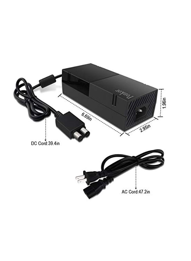 Ponkor - Replacement Adapter AC Power Cord Cable For Microsoft Xbox One With Cord - Image 1
