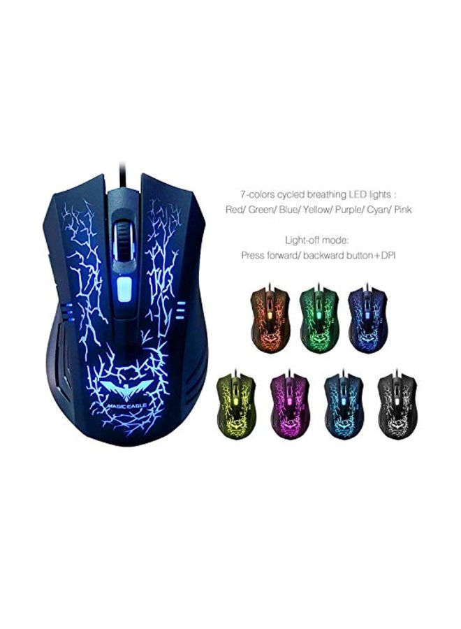 havit - HV-KB 558 Wired Gaming Keyboard And Mouse Set Black - Image 1
