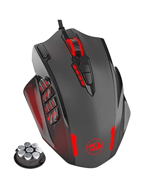 M908 Impact Gaming Mouse With Backlit Black