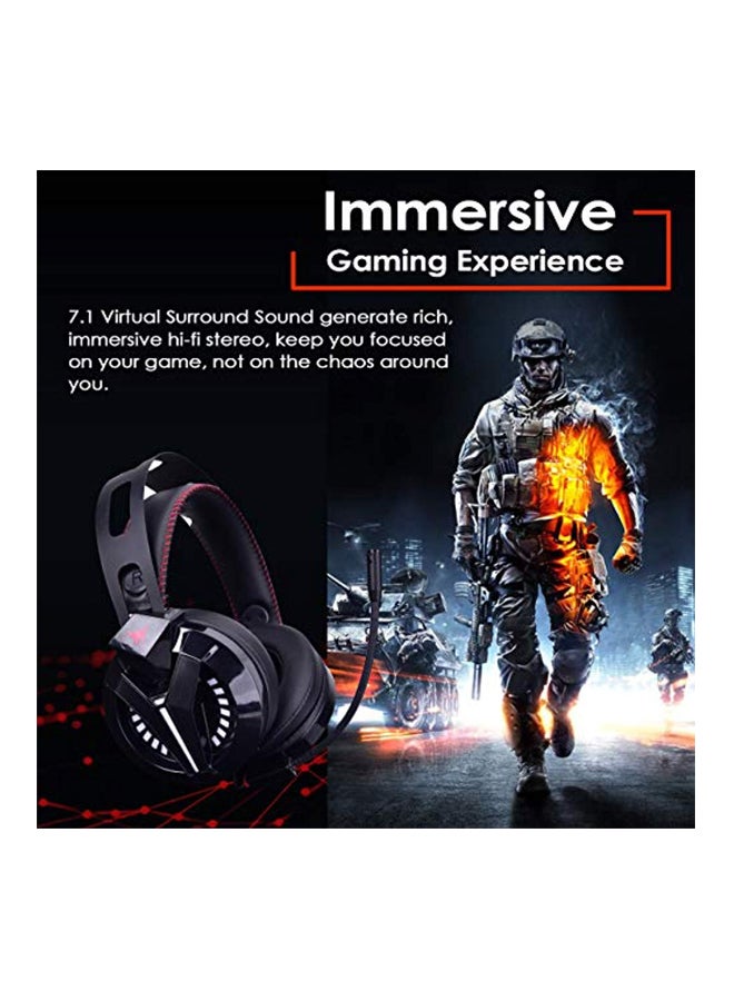 onikuma - Over-Ear Wired Gaming Headset With Microphone For PS4/PS5/XOne/XSeries/NSwitch/PC - Image 1