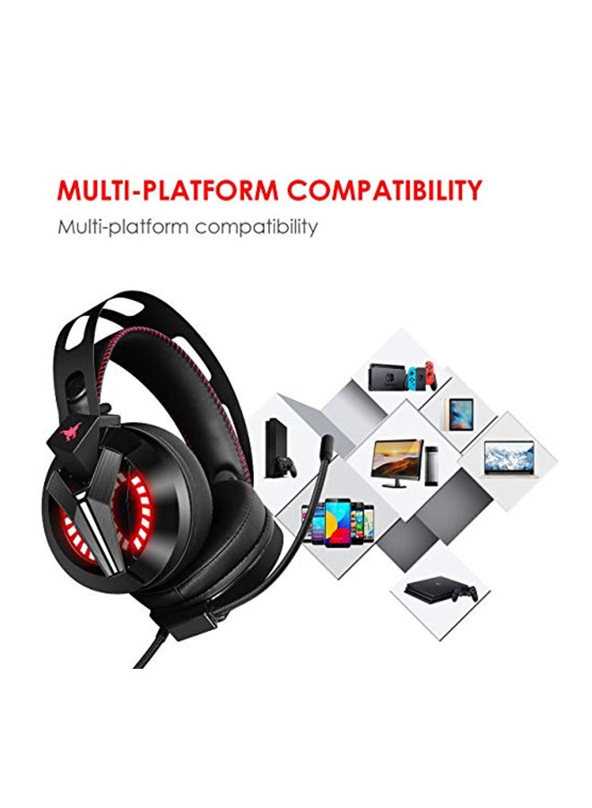 onikuma - Over-Ear Wired Gaming Headset With Microphone For PS4/PS5/XOne/XSeries/NSwitch/PC - Image 1
