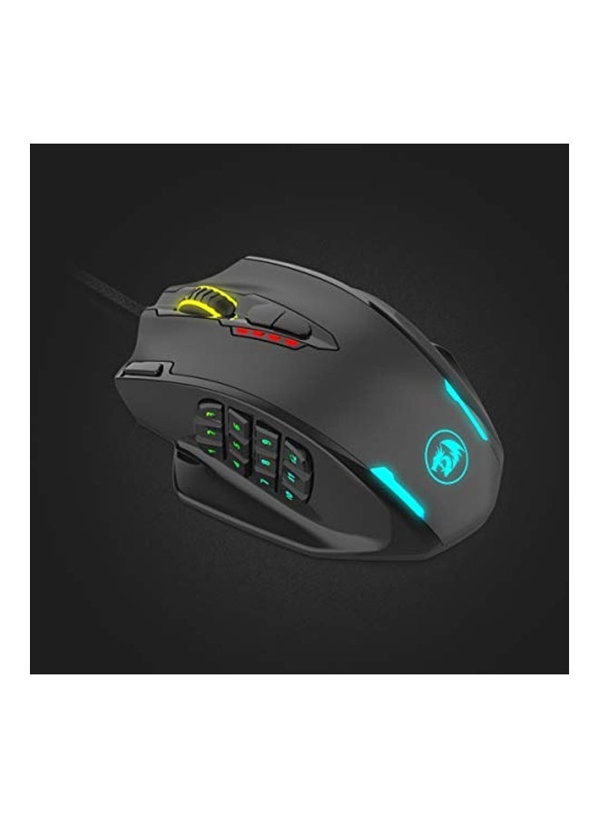 M908 Impact Gaming Mouse With Backlit Black