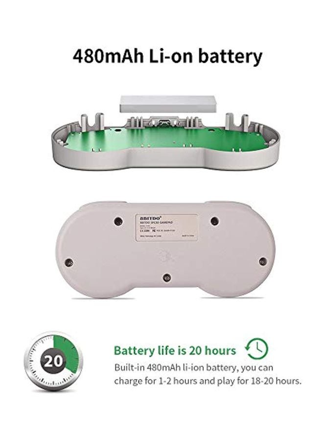 RunSnail 8Bitdo SN30 Pro Wireless Bluetooth Controller - Image 5