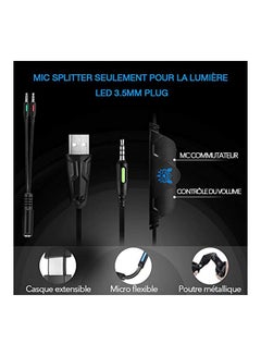 onikuma K5 Wired Over-Ear Gaming Headphones With Mic For PS4/PS5/XOne/XSeries/NSwitch/PC  - Image 5