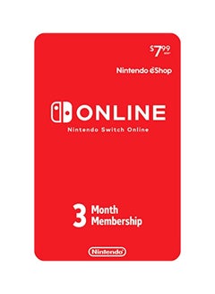 Online 3-Month Individual Membership - Nintendo Switch