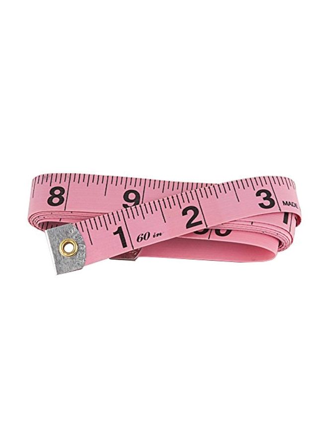 SINGER 3-Piece Vinyl Measuring Tape Set Pink/Black - Image 2