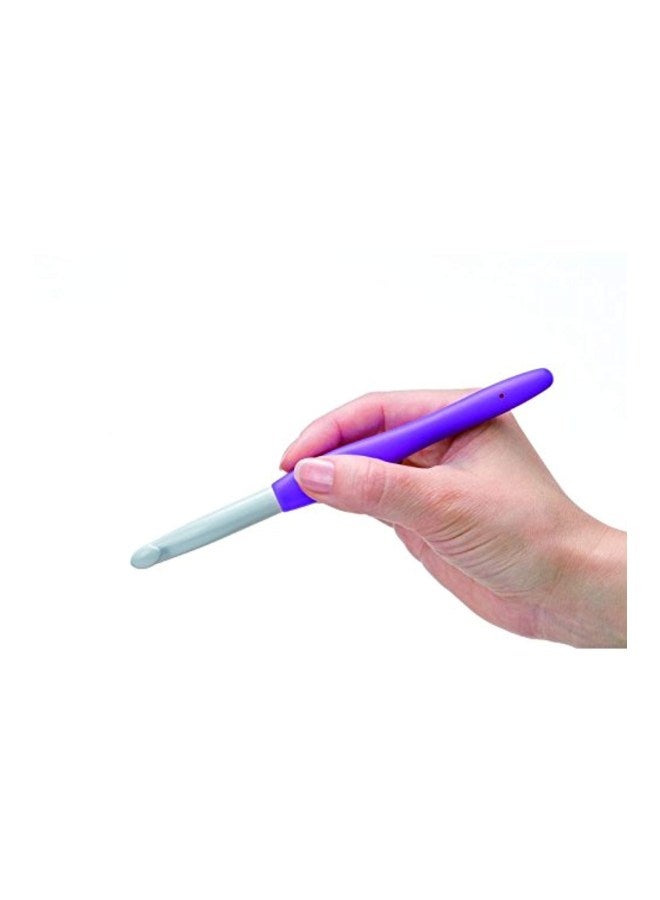 Clover Amour Crochet Hook Purple/White - Image 3