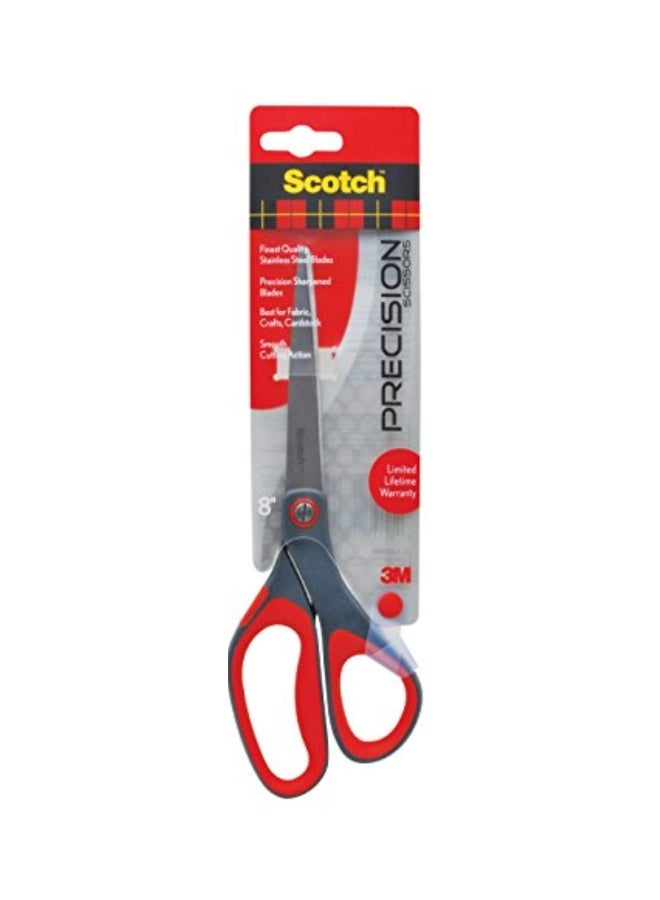 سكوتش مقص دقيق رمادي/أحمر - Image 1