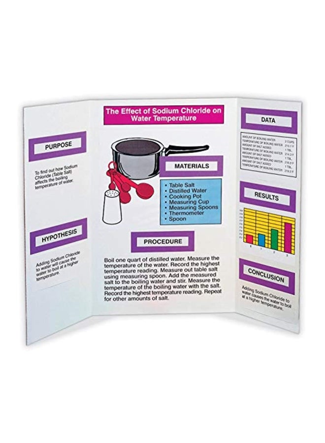 Pacon Self-Adhesive Presentation Board White/Black  - Image 2