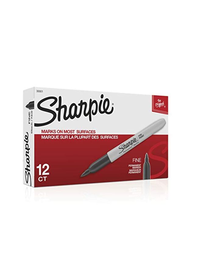 Sharpie 12-Piece Permanent Marker Set Black - Image 2
