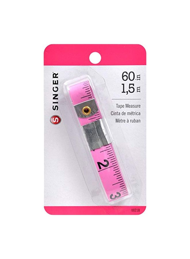 SINGER 3-Piece Vinyl Measuring Tape Set Pink/Black - Image 3