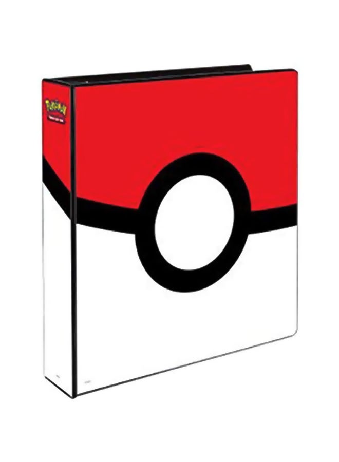 Ultra Pro Pokemon Poke Ball Ring Binder White/Red/Black 