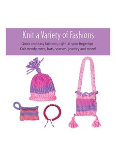 Creativity for Kids Kids Quick Knit Loom Set Pink/Blue/Yellow  - Image 4