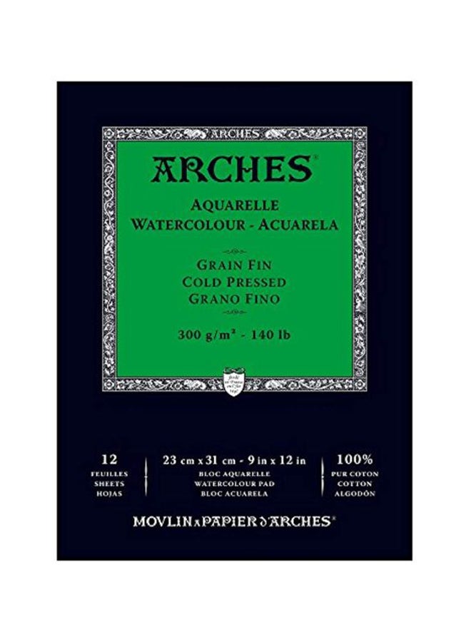 أرتشيز لوحة ألوان مائية من الورق أبيض - Image 1