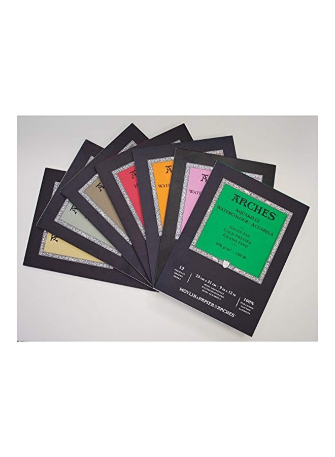 أرتشيز لوحة ألوان مائية من الورق أبيض - Image 4