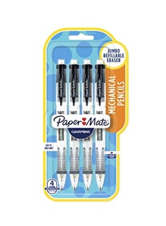 4-Piece Mechanical Pencil White/Black - v1557477088/N25344571A_1