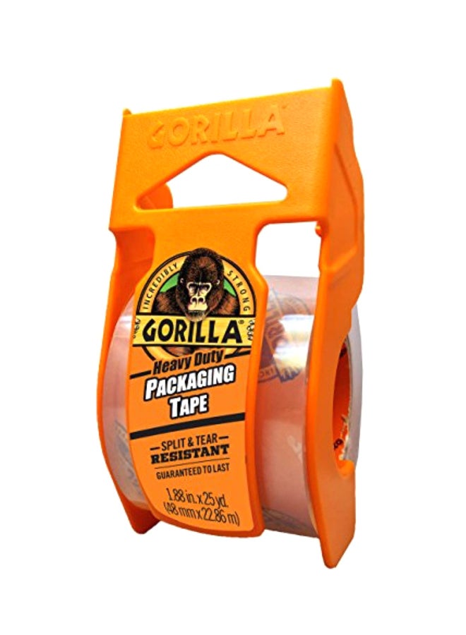 Gorilla Heavy Duty Packing Tape With Dispenser Clear/Orange  - Image 2
