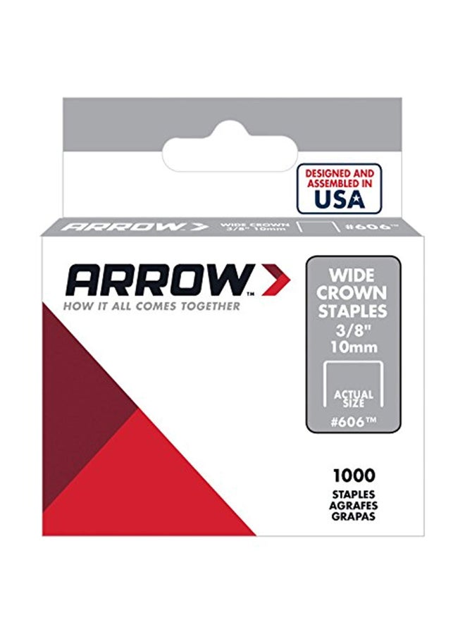 Arrow Fastener - 1000-Piece Wide Crown Swingline Staples Silver - Image 1