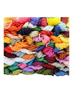 Maggift 100-Piece Rainbow Color Embroidery Cross Stitch Threads Red/Yellow/Green  - Image 3