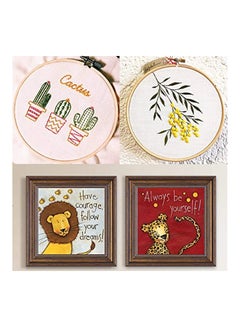 Maggift 100-Piece Rainbow Color Embroidery Cross Stitch Threads Red/Yellow/Green  - Image 5