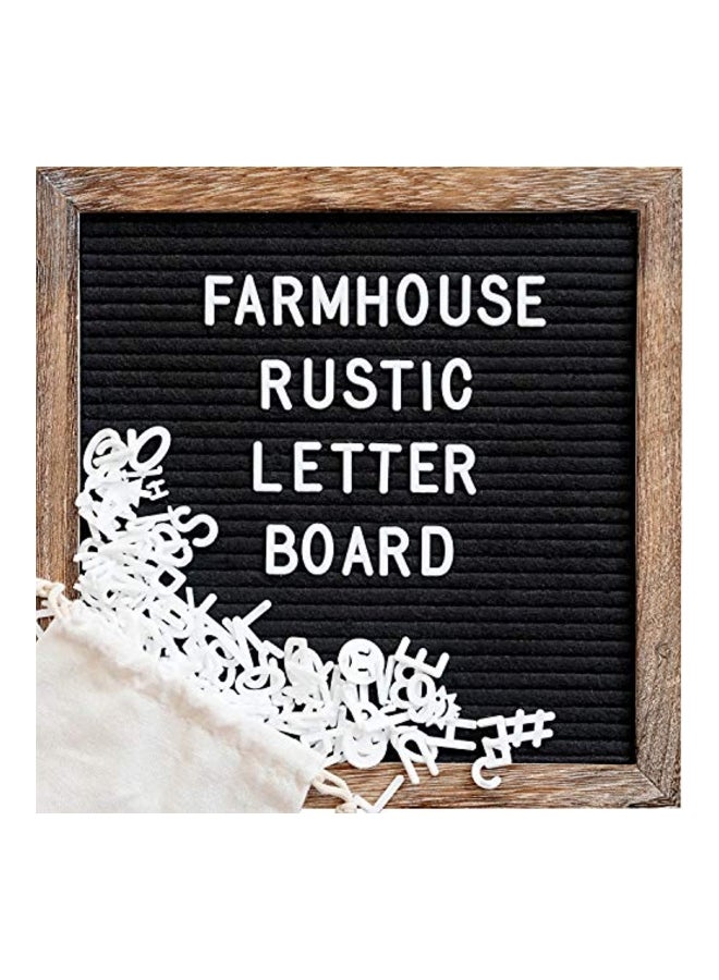 MAINEVENT Felt Letter Board Black/Brown  - Image 2