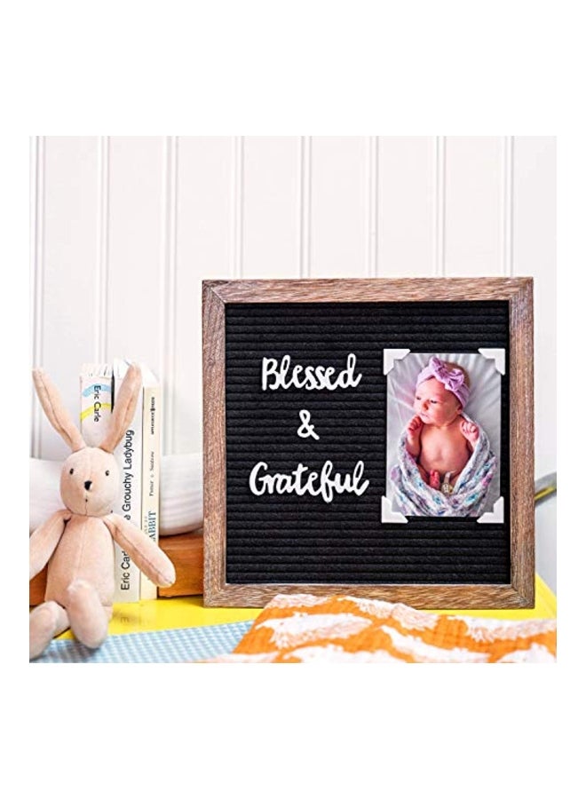 MAINEVENT Felt Letter Board Black/Brown  - Image 5