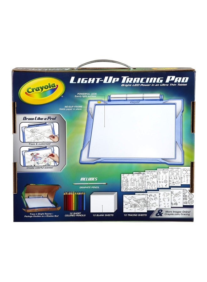 Crayola Light-Up Tracing Drawing Board Blue - Image 1