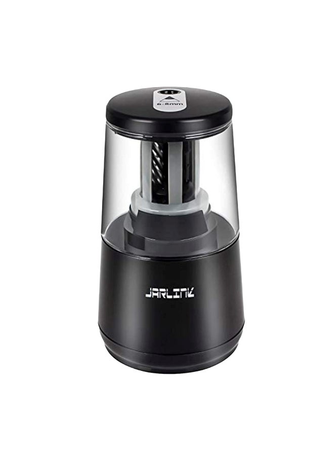 JARLINK Electric Pencil Sharpener Black/Clear - Image 1