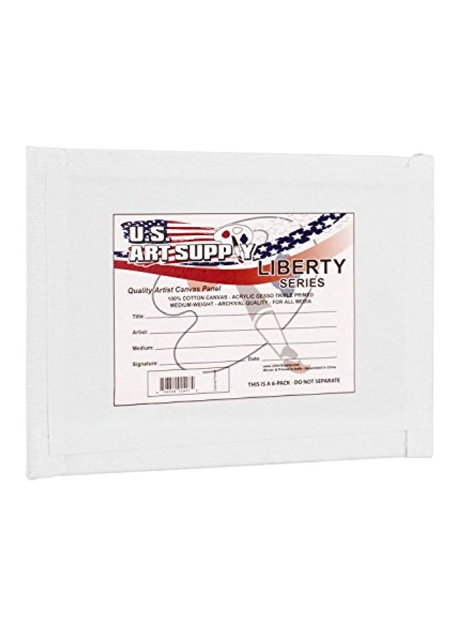 US Art Supply 12-Piece Professional Canvas Panel Board Set White - Image 3