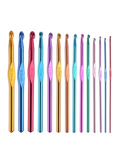 14-Piece Crochet Hook Set Red/Blue/Yellow - v1557477199/N25344709A_1