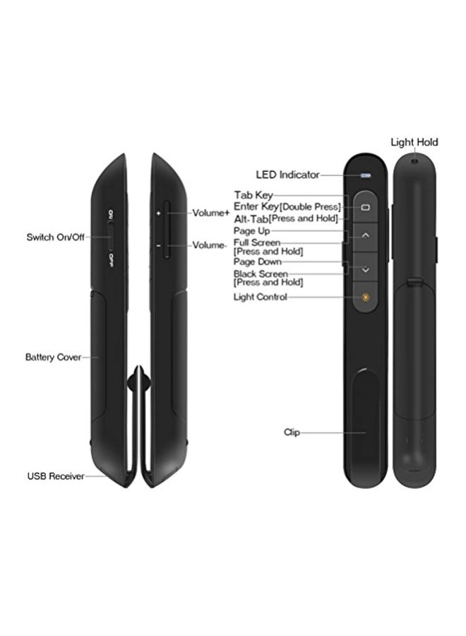 DinoFire - Wireless Presenter Black - Image 1